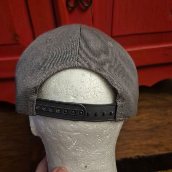 NWOT Vitronic Snapback Baseball Hat Cap Grey Green Trucker Never Worn NEW - Picture 3 of 4